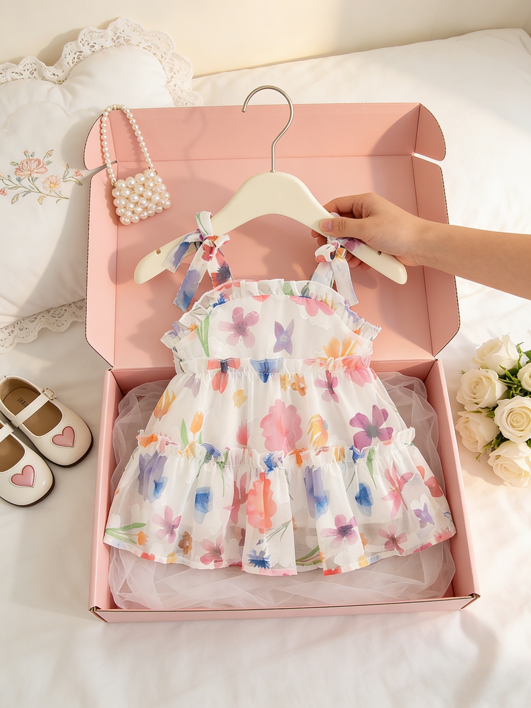 infant girl dresses sold on Temu United States