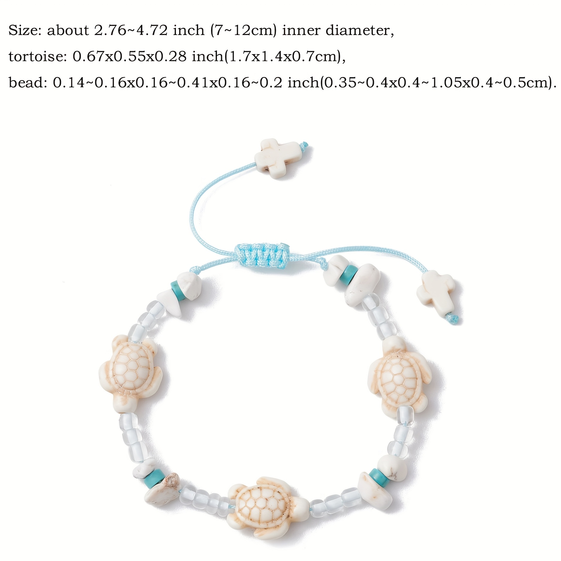 Boho Nautical Starfish and Shell Beaded Bracelet
