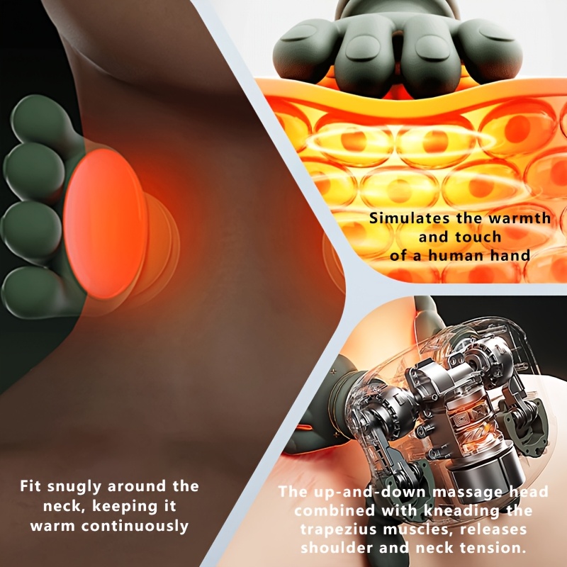 Multi-Functional Shoulder and Neck Massager with Heating Function