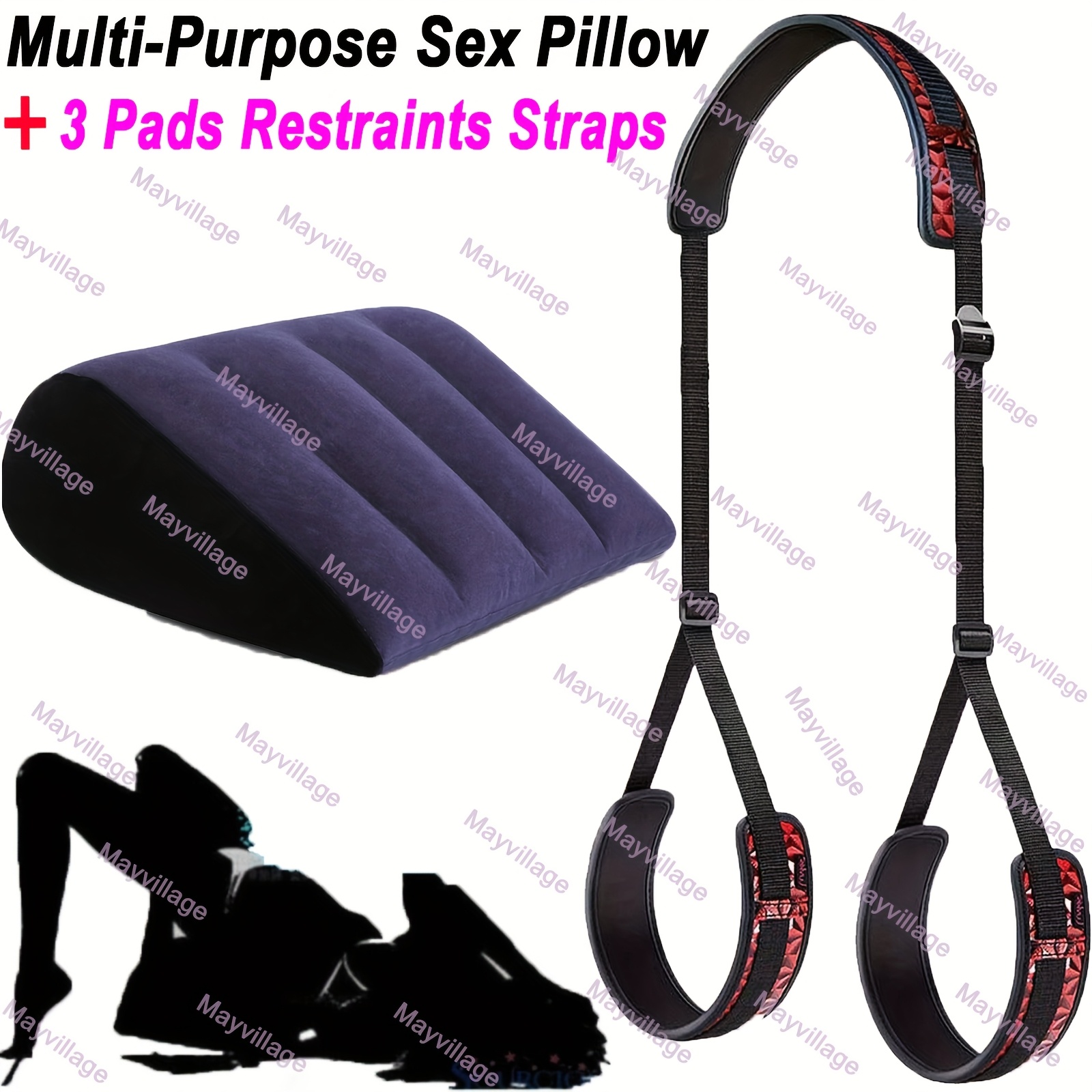 1pc portable thigh restraint sling for unisex, leather suit toy, kit -  health & household - Temu