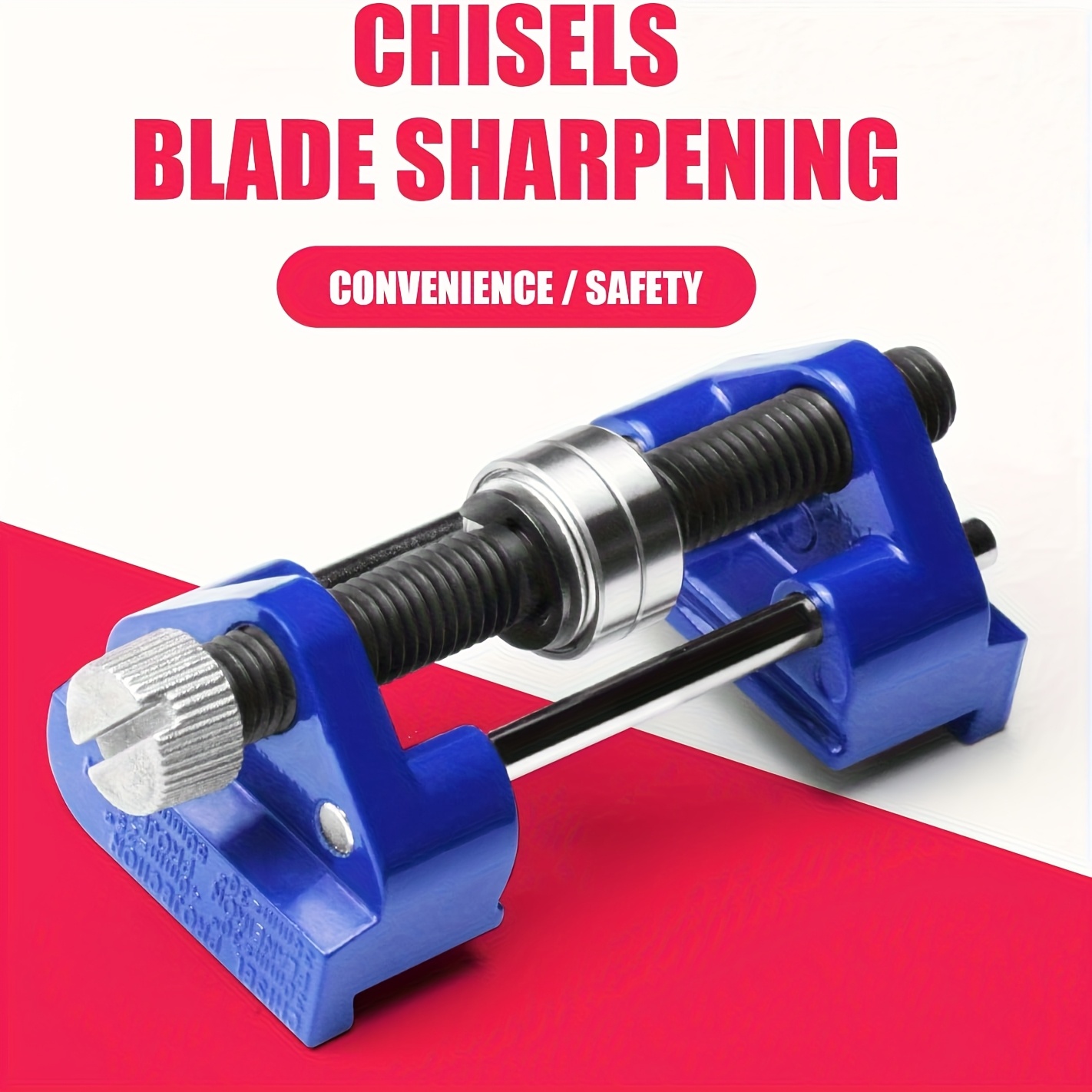 EZARC Honing Guide for Chisels and Planes, 100mm Knife Sharpener Adjustable Angle Sharpening Jig