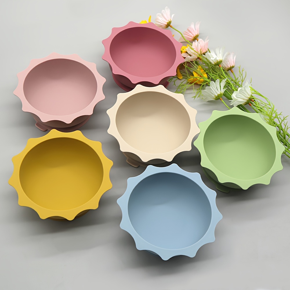 silicone pet food bowl with suction base anti tip cat feeding dish water bowl for dogs and cats 1 pack Product details 3