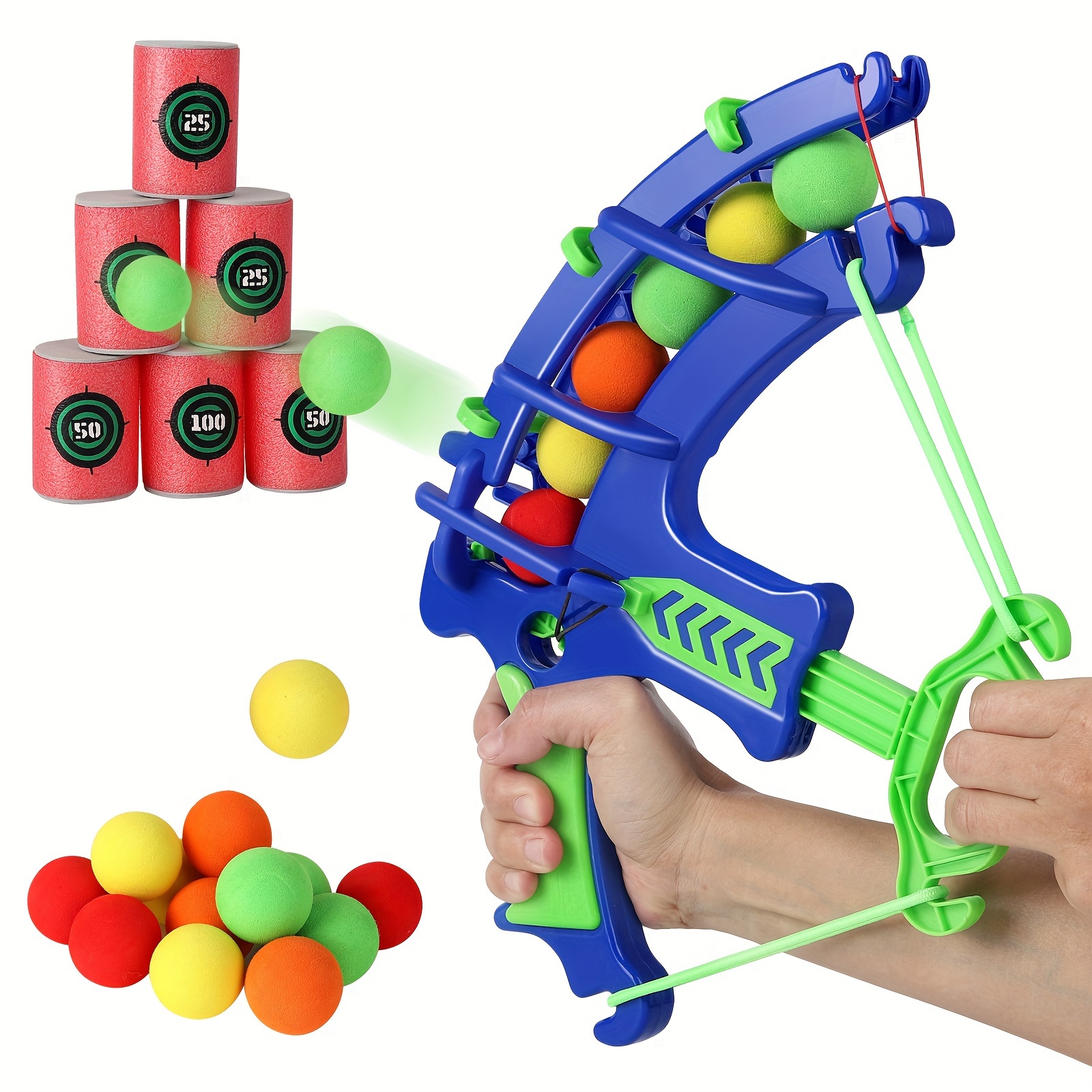 

1set Soft Bullet Shooting , Educational Shooting Soft Bullet Game Toy