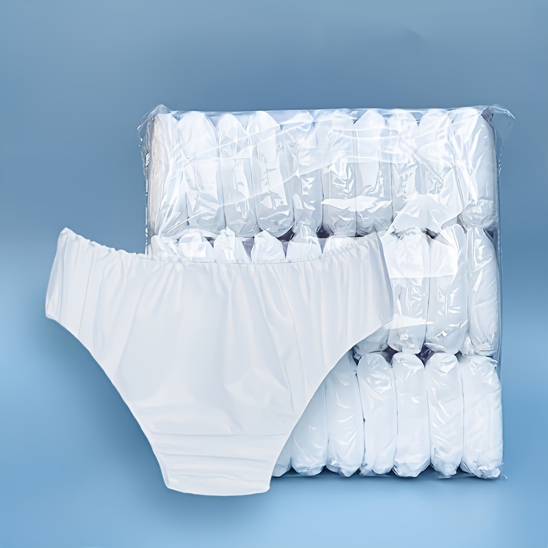 

30pcs/set Disposable Briefs, Bikini Panties, 1 Time Use Underwear For Travel, Spa, Waxing, Bath Sauna