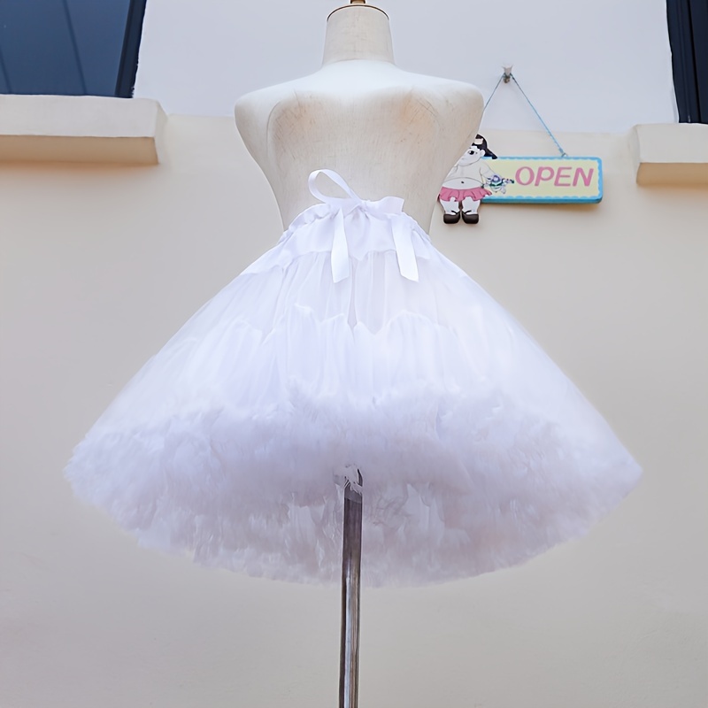 

Skirt Support Clouds Soft Net Tulle Skirt Support White Petticoat Puff Skirt Skirt Petticoat