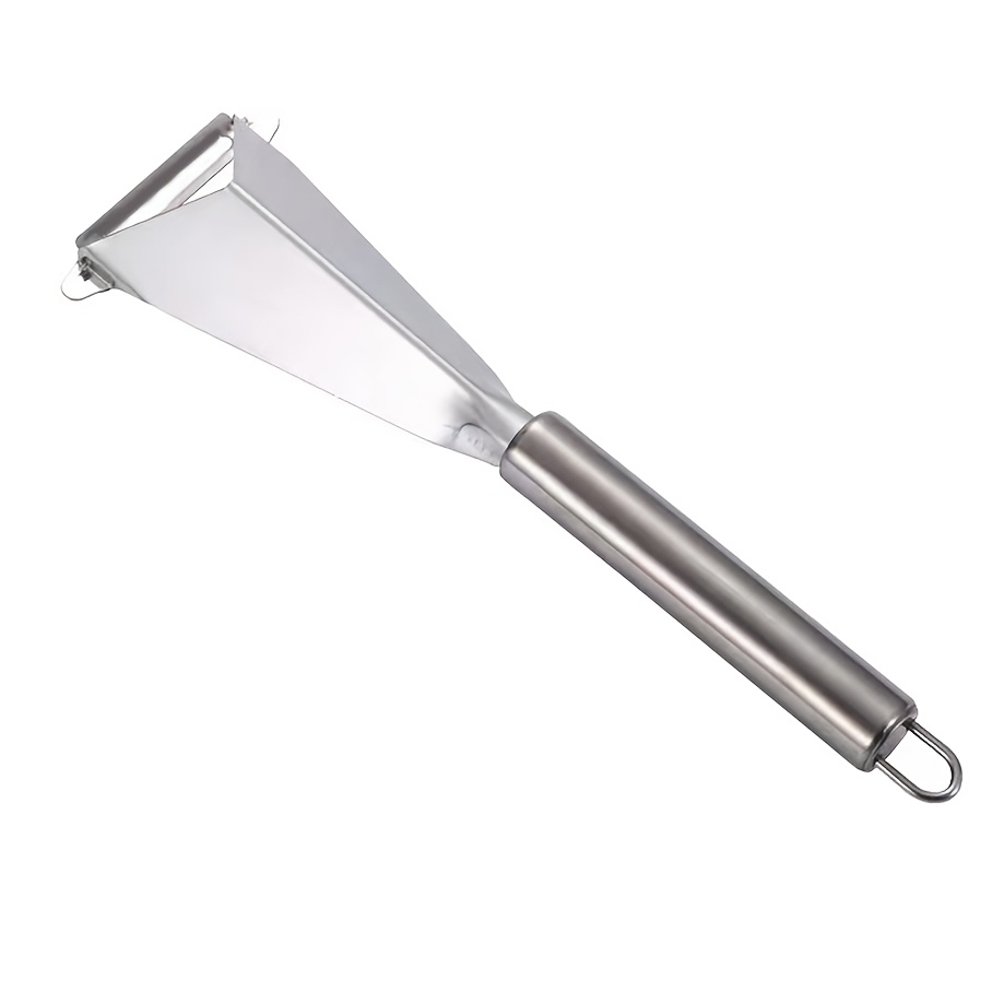 1pc Stainless Steel Multi-functional Triangle Slicer, Decorative Fruit Plate Knife, Creative Carving Tool, High-quality Plating Tool, Fruit And Vegetable Pusher Knife