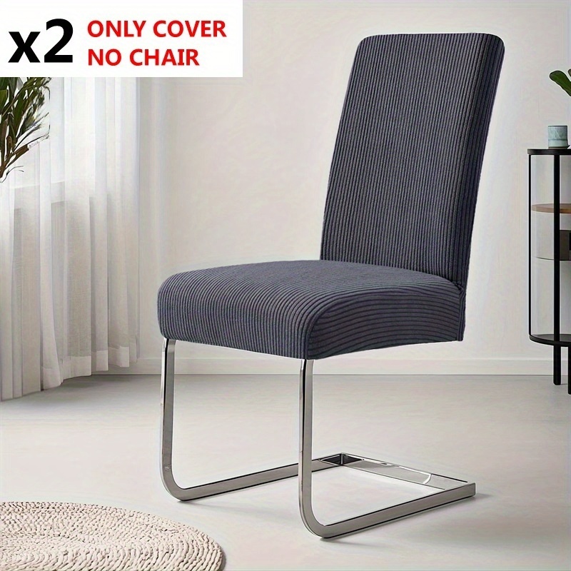 1/2pcs Jacquard Chair Cover Regular Universal Chair Cover Elastic Non-slip Restaurant Chair Cover Chair Protection Cover Suitable For Living Room Kitchen
