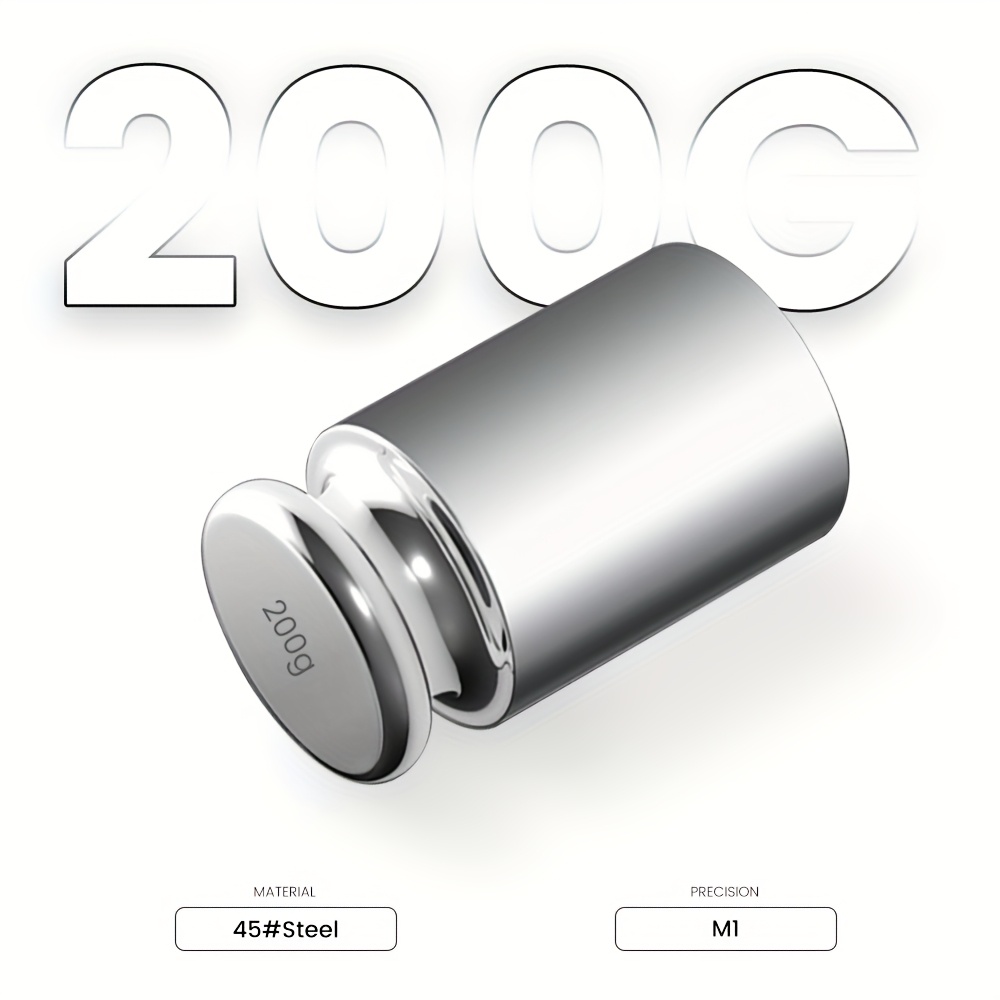 Image of 500g And 200g Calibration Weights Suitable For Digital Scales, Kitchen Scales, Jewelry Scales Calibration, , Essential For And Jewelers