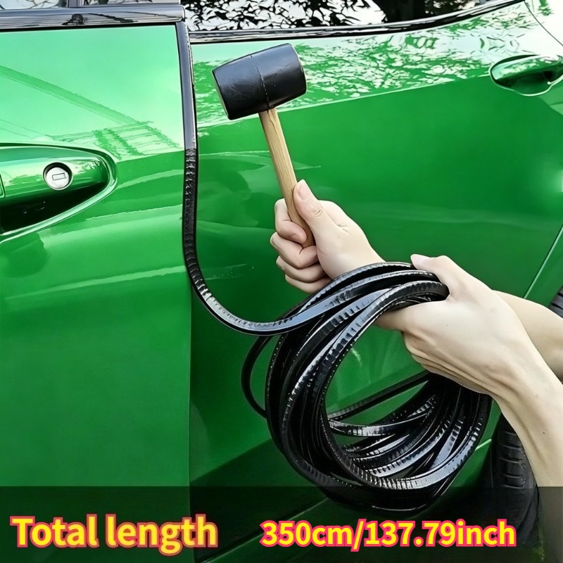 TEMU 3.5 Meters Long Car Door Edge Anti-collision Strip, U-shaped Rubber Sealing Strip Protective Sticker, Car Door Anti-collision Rubber , Easy To