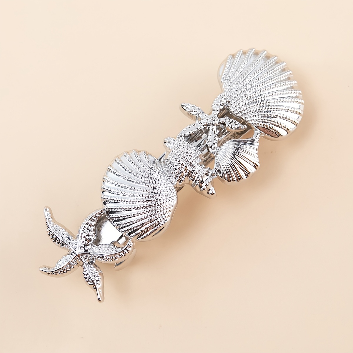 1pc Small Shell Starfish Cute Spring Clip Hairpin Headdress