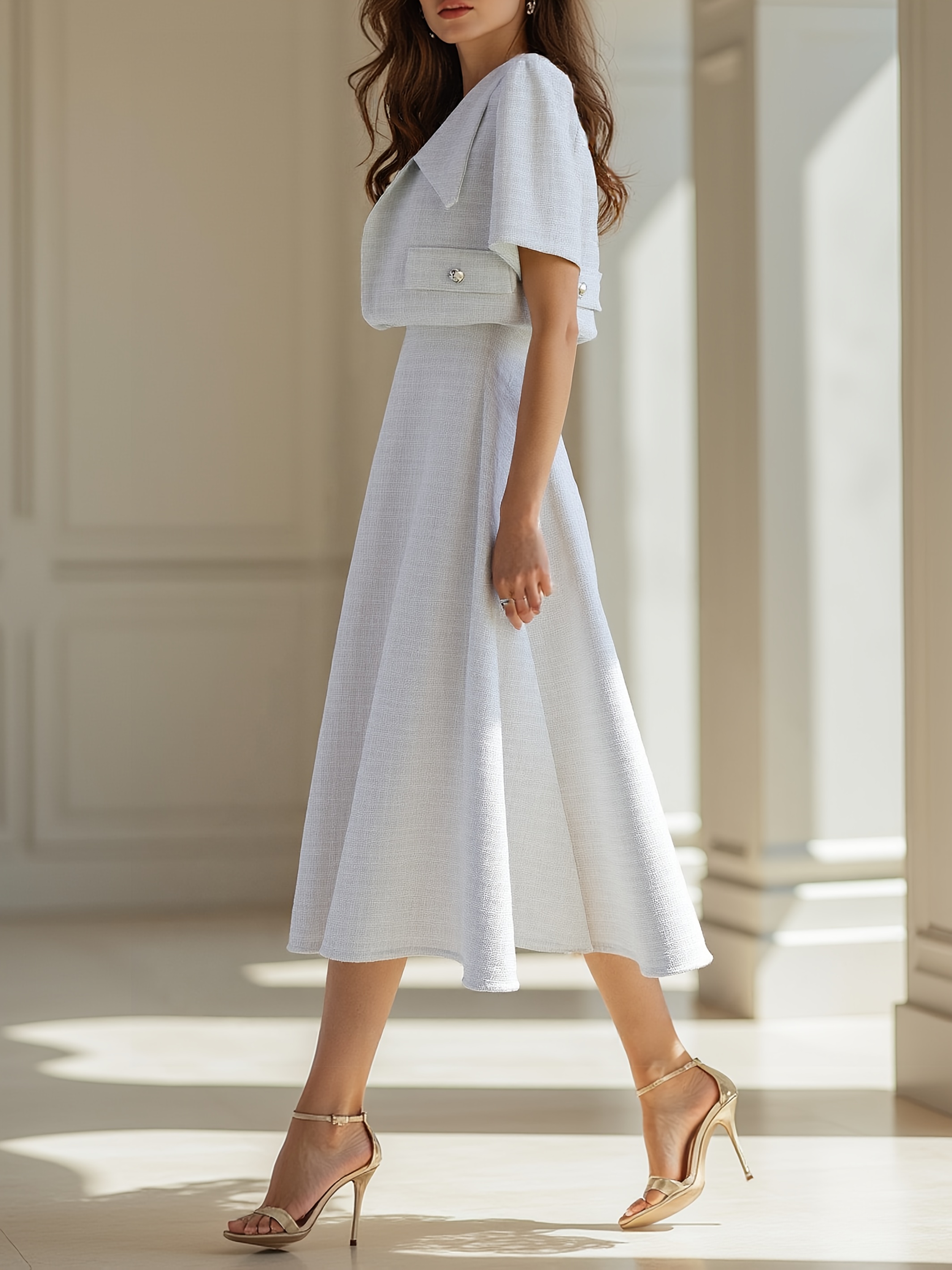 conjunto vestido mujer piezas sin largo chaqueta Temu Dominican