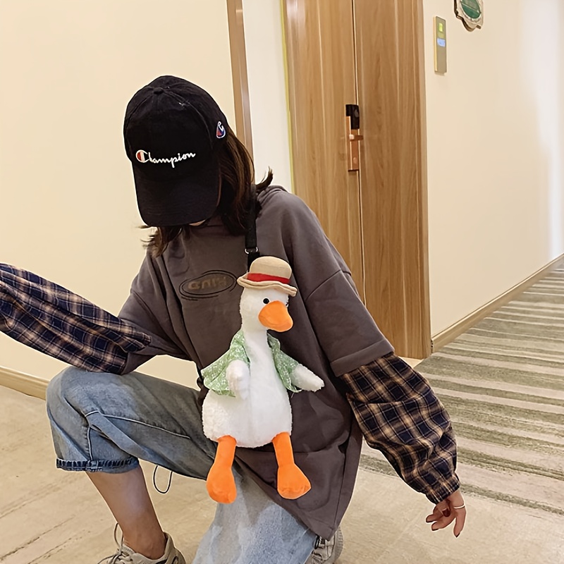 Una bolsa de mensajero de pato, una bolsa decorativa ligera para el trabajo diario