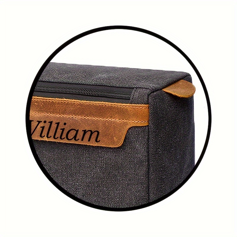 beauty bag personalizzata incisione laser iniziali e Temu Italy