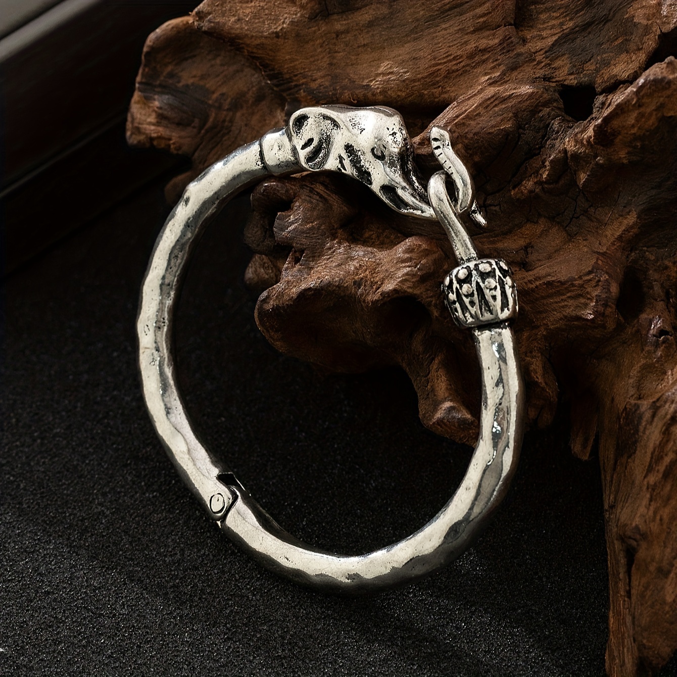

Women's Vintage Style Open Elephant Design Bangle Bracelet Plated Daily Wear Jewelry