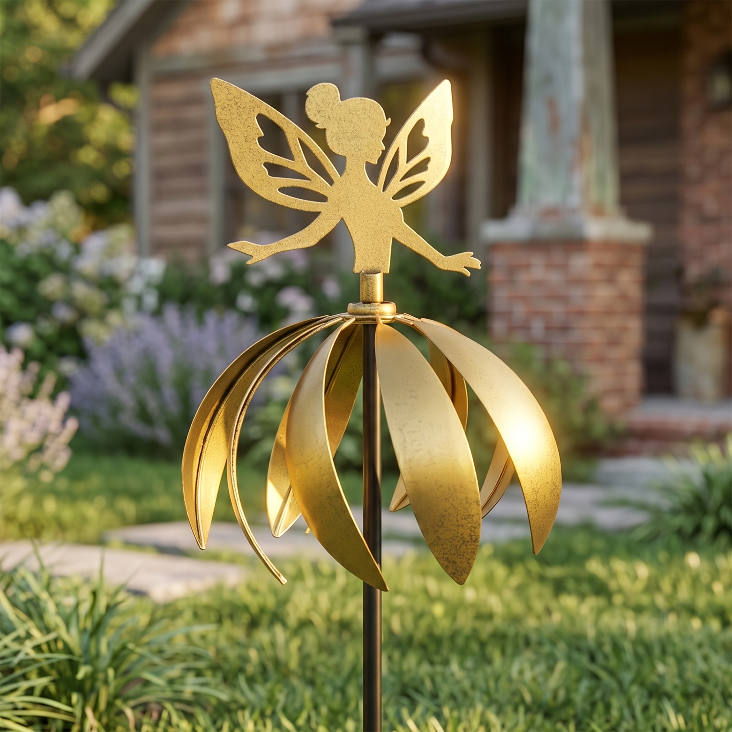 wind spinners for yard sold on Temu United States