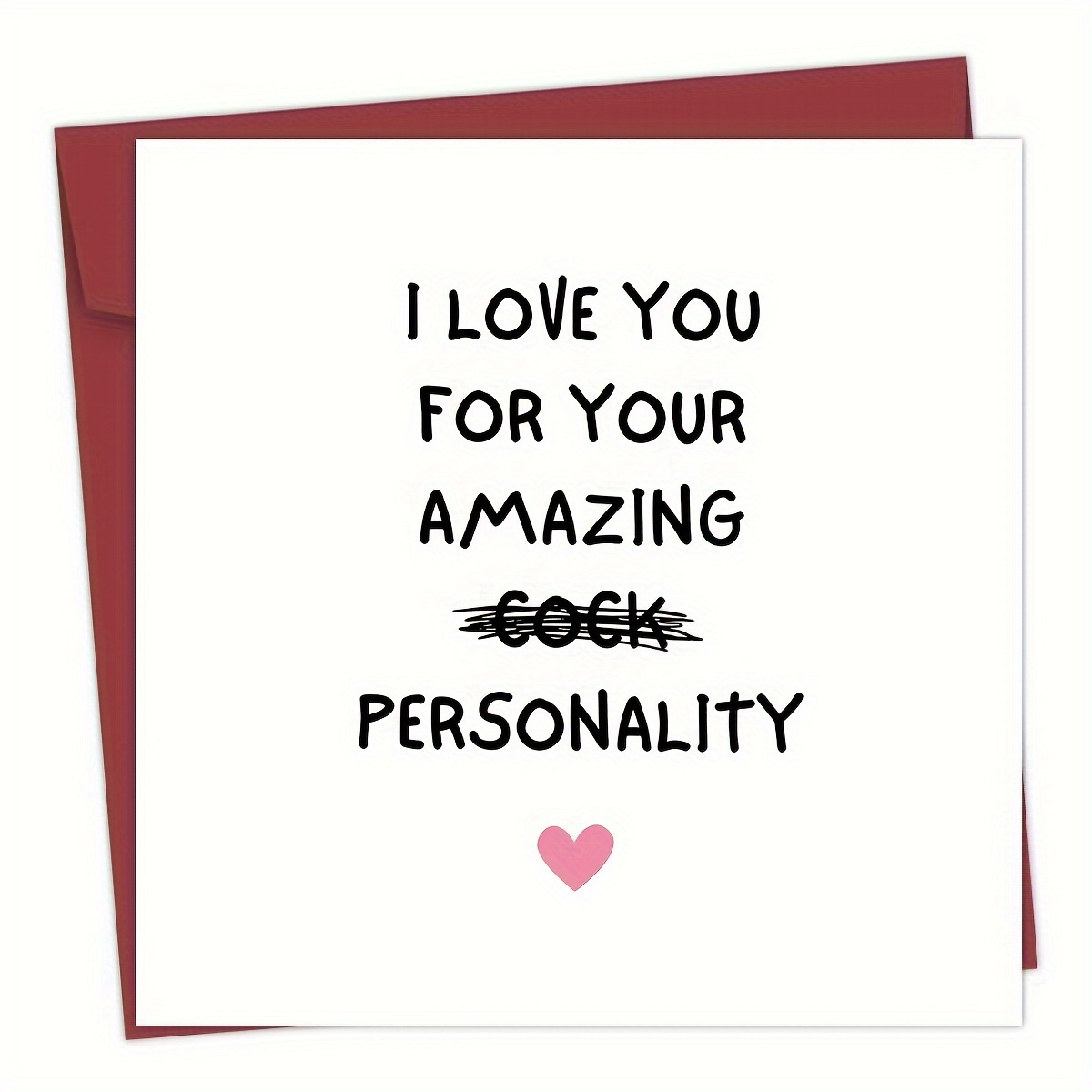 

Greeting Card - Birthdays, Anniversaries & More | For Husband, Wife, Boyfriend, Girlfriend, Partner | Funny & Celebration Card With 'i Love You' Message