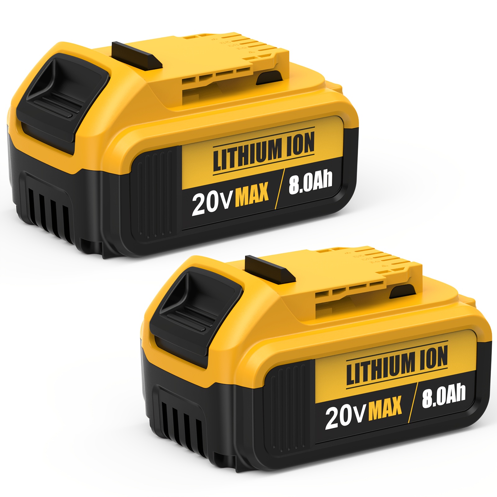 TEMU 4-pack 20v .0ah Lithium-ion Replacement Battery Compatible With Dw 20 Volt Cordless Tools High Capacity Power Pack For Impact Wrench Rotary
