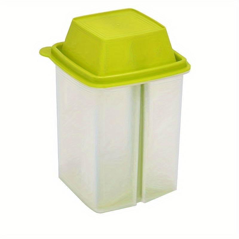 

Reusable Plastic Food Storage Container With Filter Lid - Perfect For Pickles, Olives, Fruits, And Vegetables - Dishwasher Safe - 40 Oz Capacity