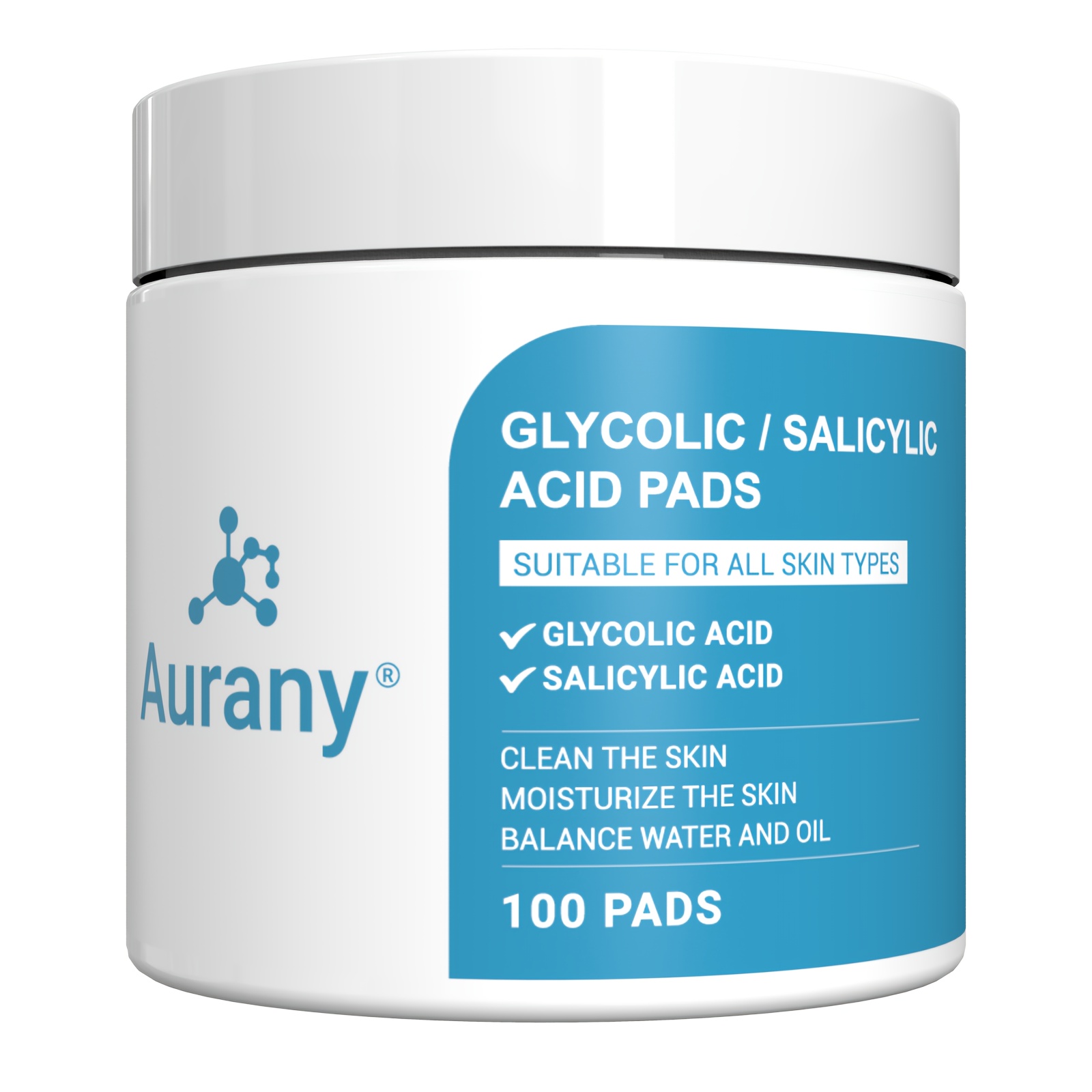 100 tabletter med salicylsyra ansiktsrengöringspads med - Temu Sweden