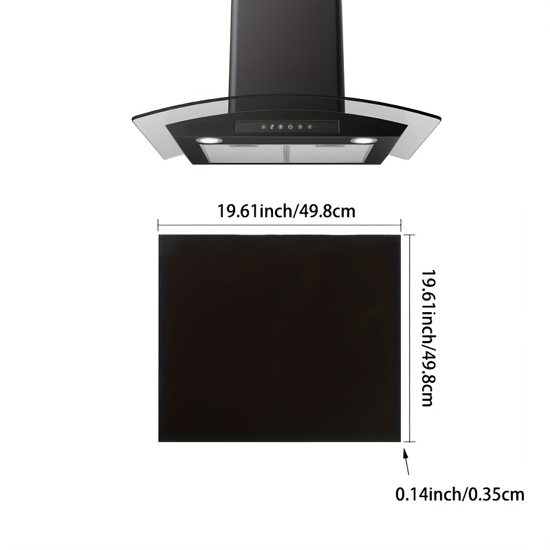 TEMU 【活性炭】キッチン換気扇フィルター用コットンシート。レンジフード、扇風機、加湿器、機、その他電気家電のフィルンに最適