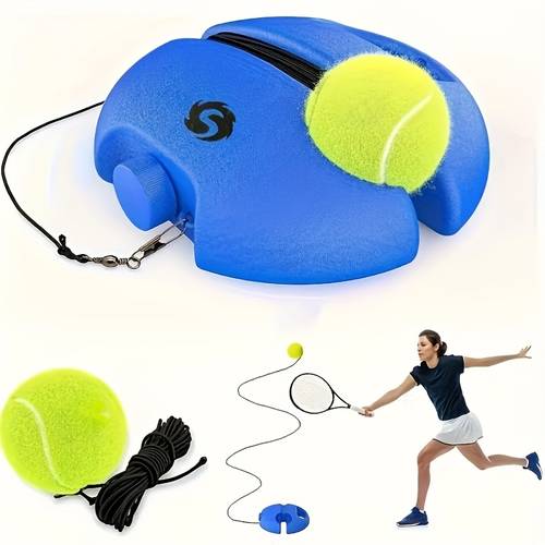 1 ensemble déquipement dentraînement de tennis - kit dentraînement de raquette de tennis pour débutant avec balle et corde, cadeau idéal pour les passionnés de sports de , parfait pour un cadeau de noël
