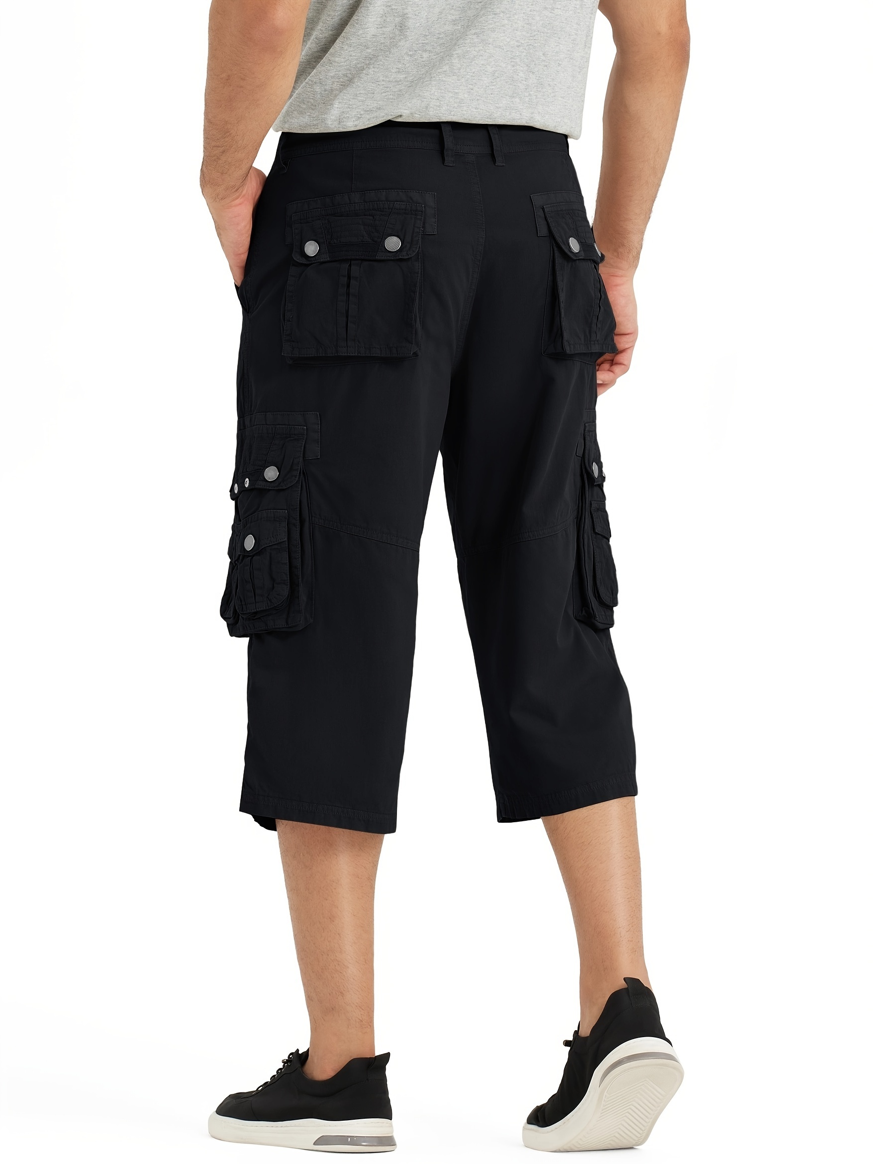 Knee Length Cargo Shorts Womens SWSMCLT Men's Cotton Cargo