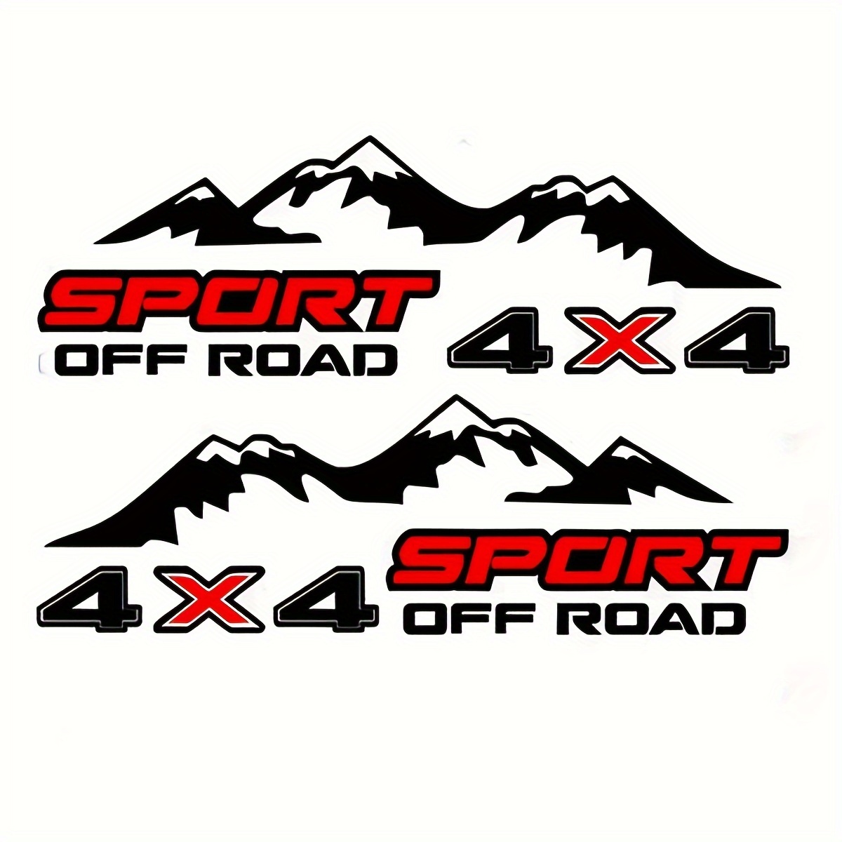 

4x4 Off-road Vinyl Decal - , Self-adhesive Car Sticker For Plastic/glass/metal ,