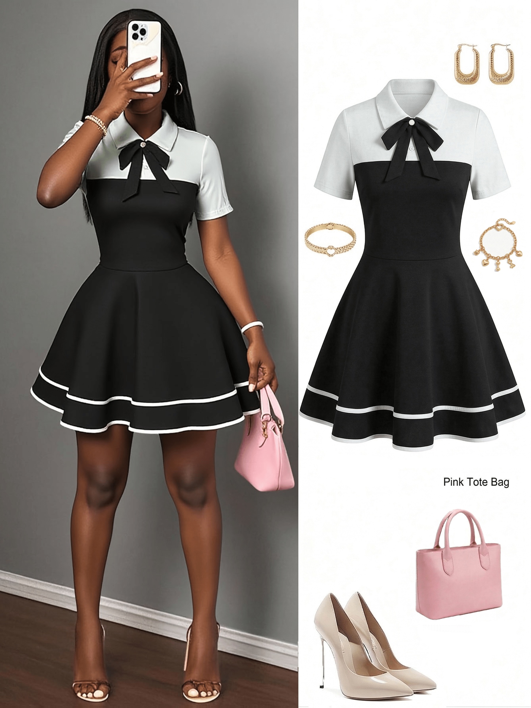 graduation dress sold on Temu United States