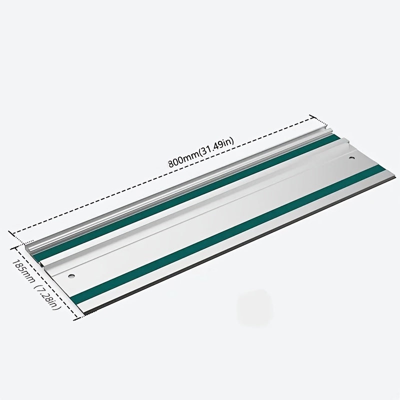 Image of 1pc Track Saw Guide Rail Circular Guide Rail For Woodworking Cuts Track Saws Aluminum Guide - 600/800mm