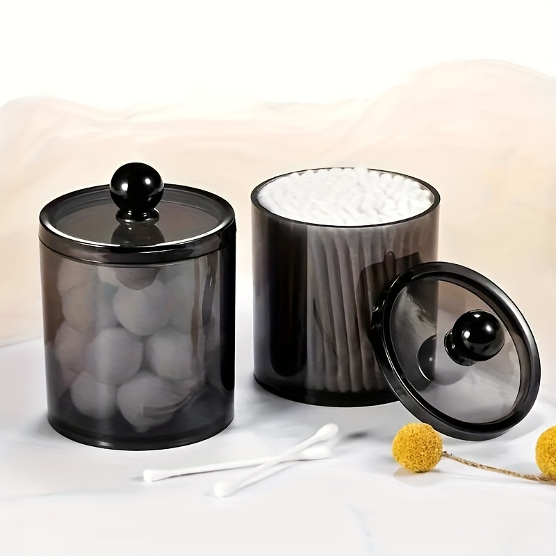 

Plastic Storage Set, -saving Organizer For Swabs And , Lid, For Bathroom Countertop And , , , Bins & For Organization