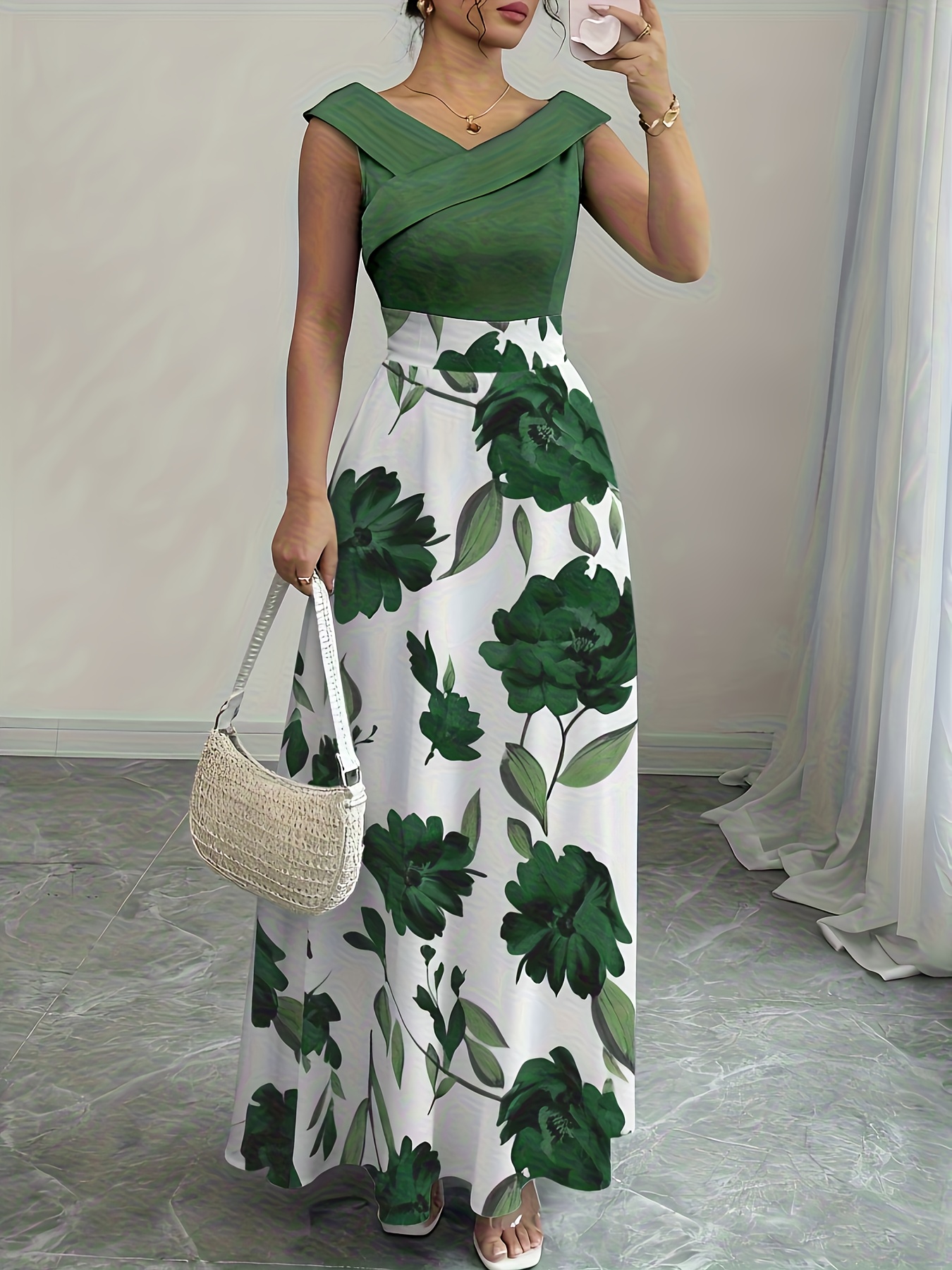 flowy long dresses for summer sold on Temu United States