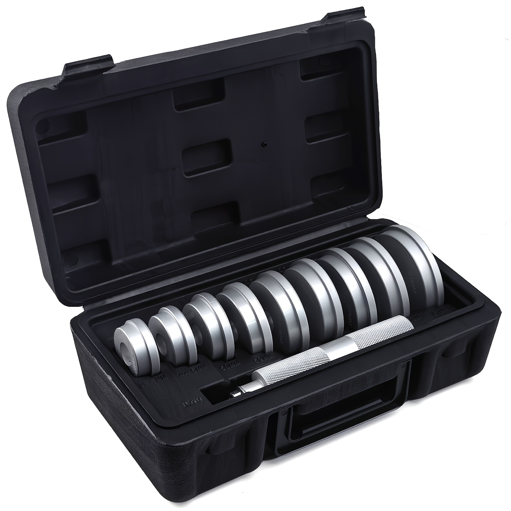 TEMU 10pcs Set Of Diagonal Bearing Installation And Removal Tools, Wheel Bearing Removal Tool, Sleeve Collar Press-in Tool