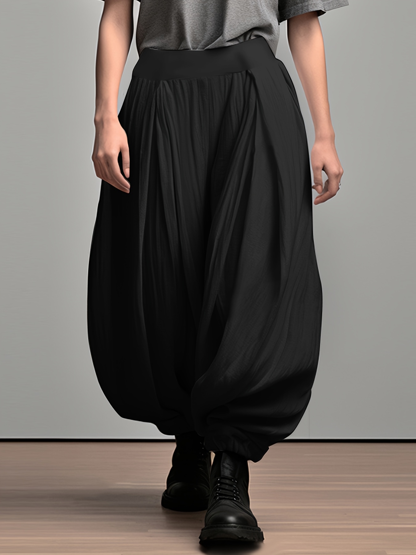 【BAON】[unisex] Wheden Summer Pintuck Balloon Wide Pants BAON】[unisex] Wheden Summer Pintuck Balloon Wide Pants
