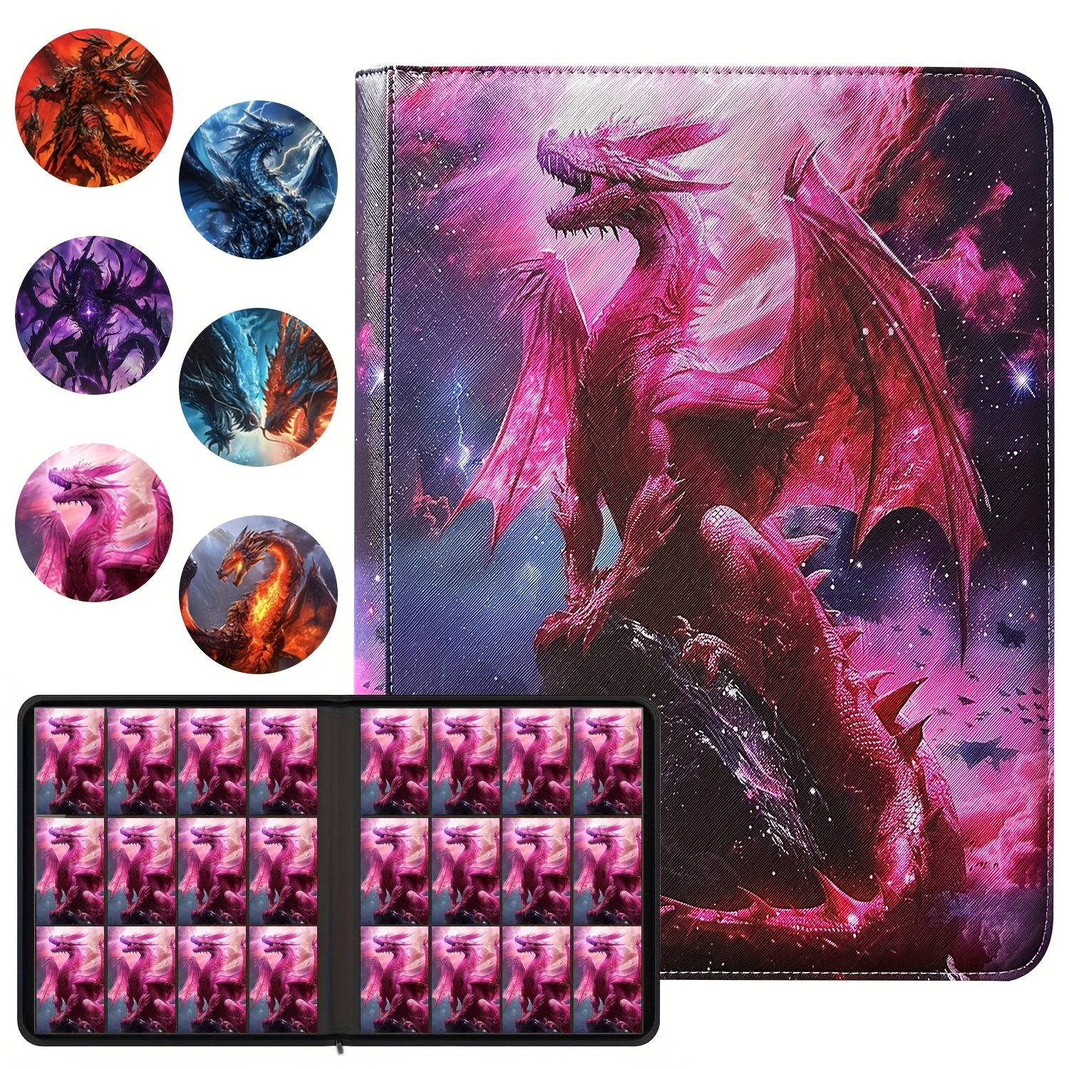 dragon card binder Dragon Shield Card Codex Zipster Binder XL Black – PokePower main image 1