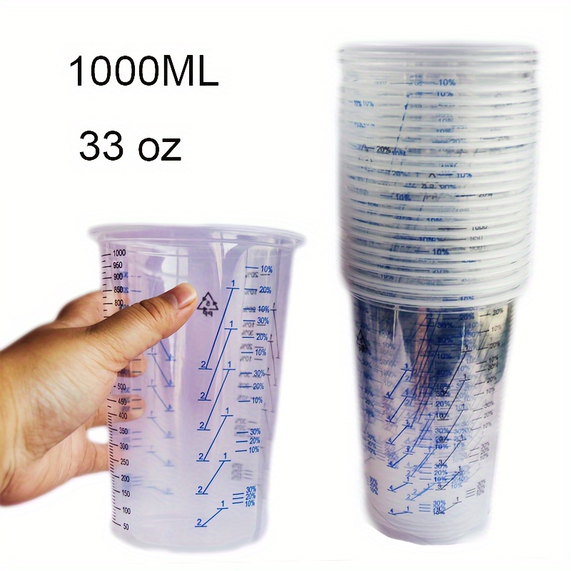 

1000ml 33oz Adhesive Tape Scale High Printing Resin Dropping Glue Mixing Cup