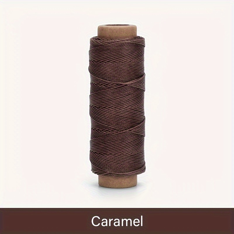 TEMU WUTA Hilo Encerado de Cuero, Hilo de Coser de Poliéster, Hilo para Artesanía en Cuero, Línea de a , Hilo para Pulseras, Cordón de Trabajo de