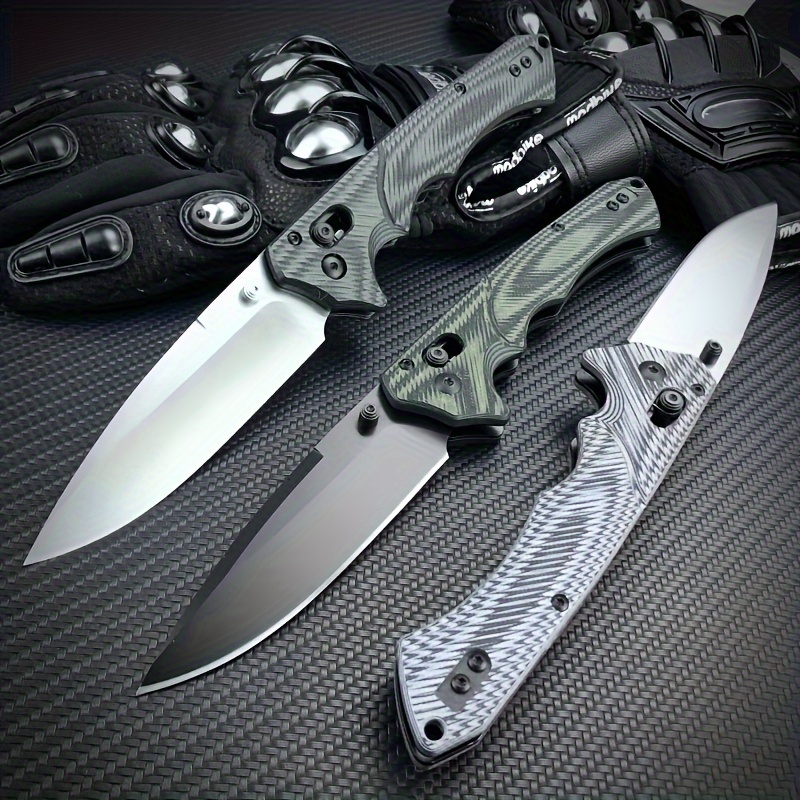 

Model 1401 Folding Knife, High Hardness Stainless Steel Folding Knife, Outdoor Portable Folding Knife, Sharp Pocket Knife, Camping Knife, S30v Cutting Material, G10 Fiberglass Handle