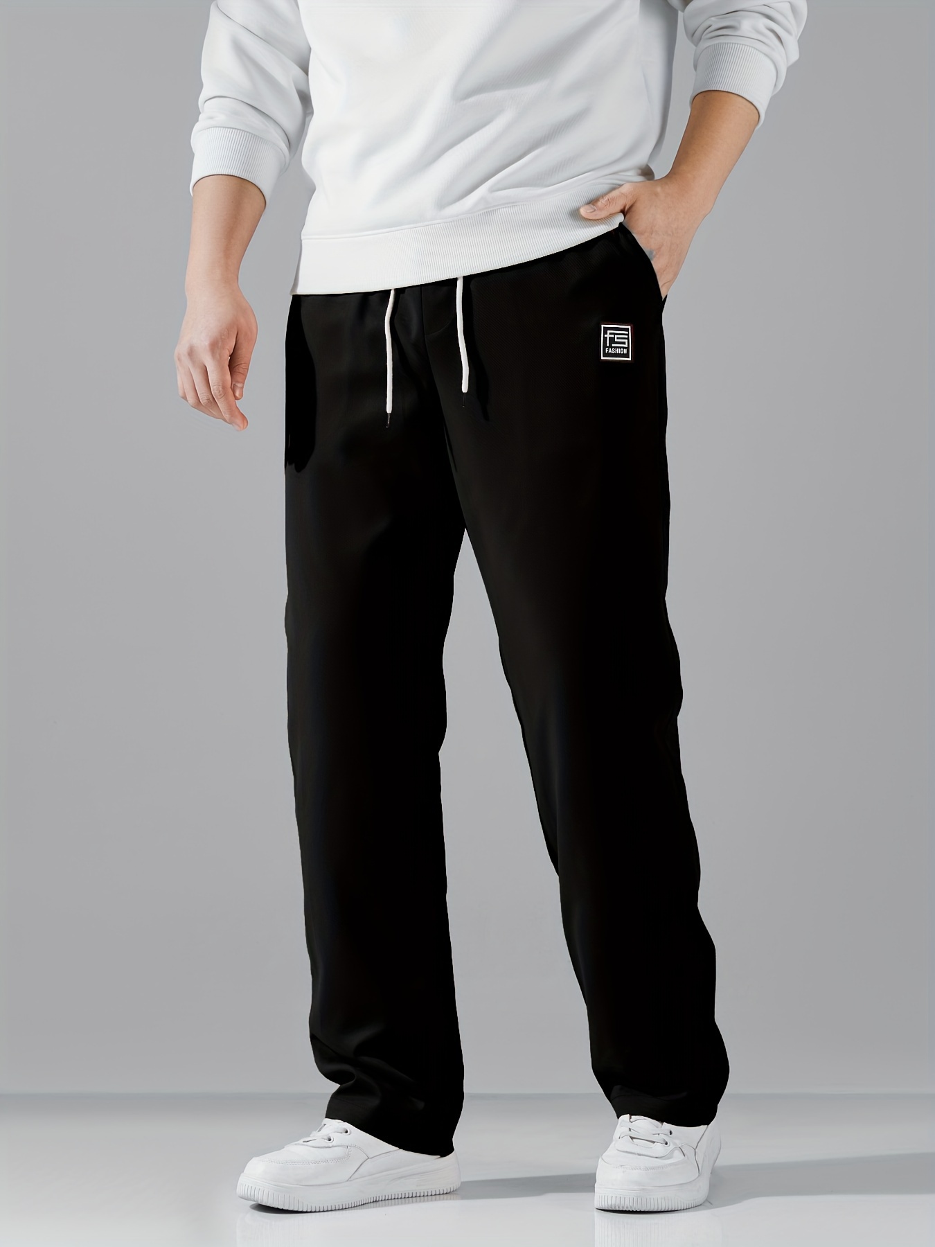 pantaloni casual rossi e vita Temu Italy