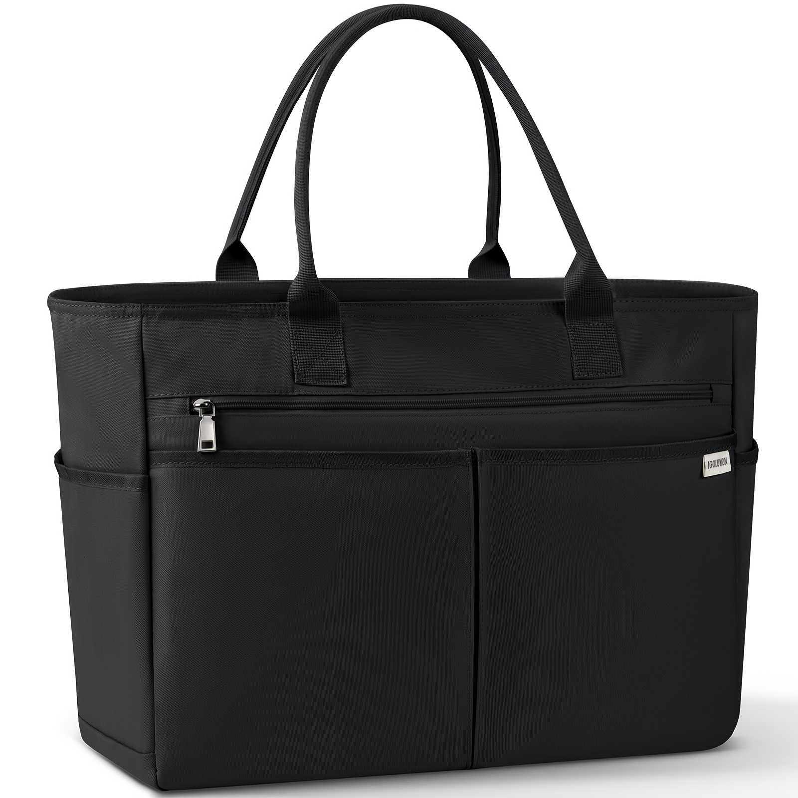   大容量40lトートバッグ 男女兼用 - ヘビーデューティ 付き 旅行・ジム・ビーチバッグ 折りたたみトップハンドルハンドバッグ 広々とした内部 通勤・買い物に最適 商品詳細 1