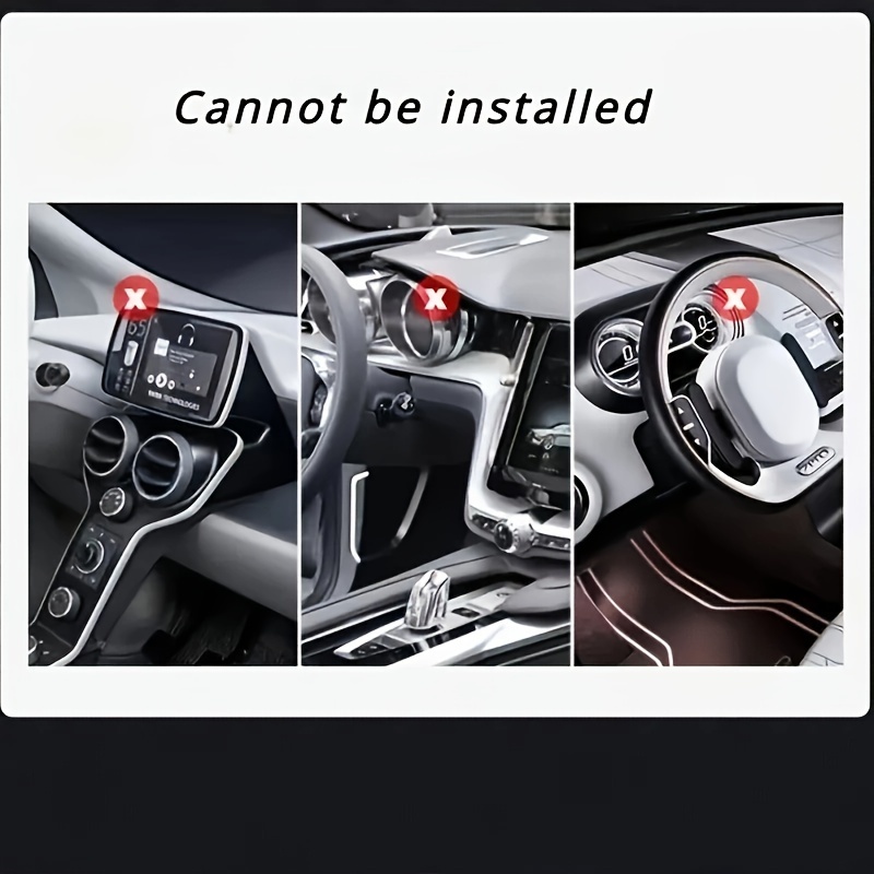 dolwao 1pc universal car phone holder     dashboard   for iphone   xiaomi oppo for       abs   no battery needed details 8