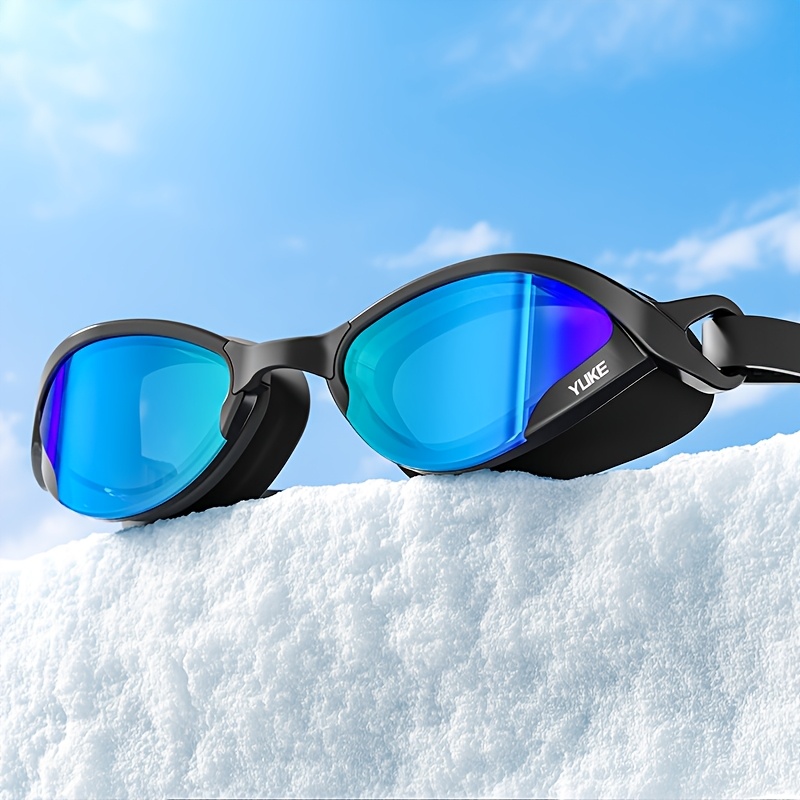 TEMU Goggles - High-definition , Waterproof, Gradient Coating Swim Goggles For Men And Women, Ideal For Surfing And Swimming, Swim Gear | Gradient