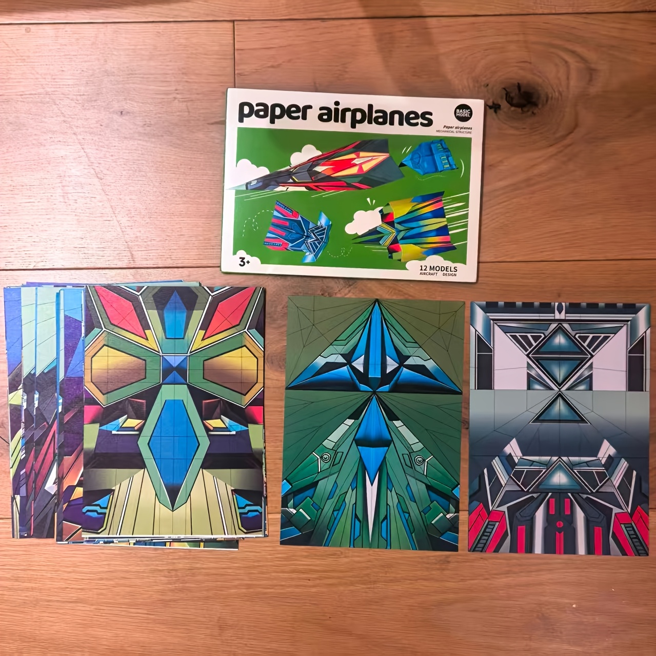 Paper Airplane Folding Set, DIY Creative Craft Kit