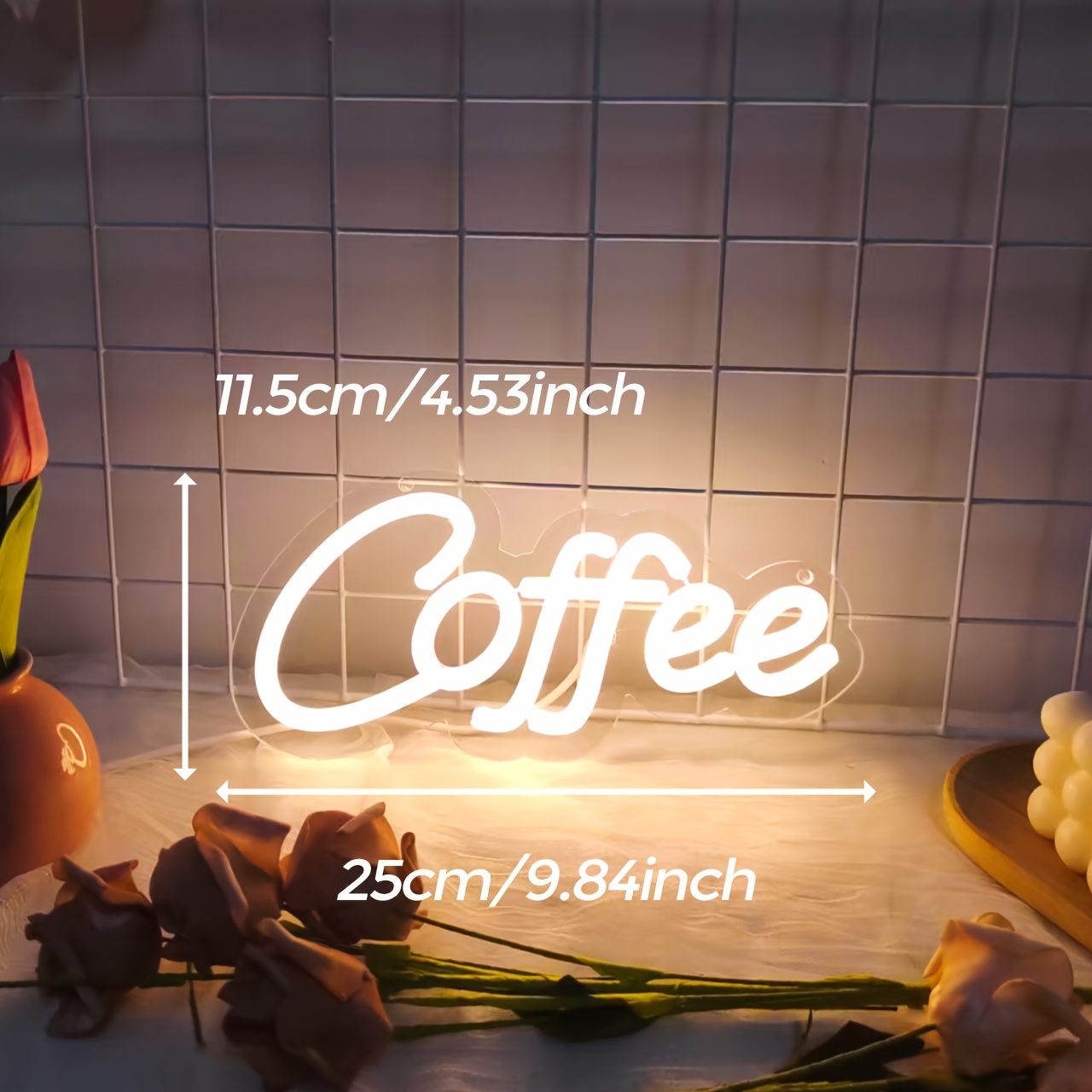   coffee neon sign led lighting usb powered acrylic wall decor for cafe shop home coffee station kitchen office   restaurant display birthday party wedding reception gift aesthetic room decor 2