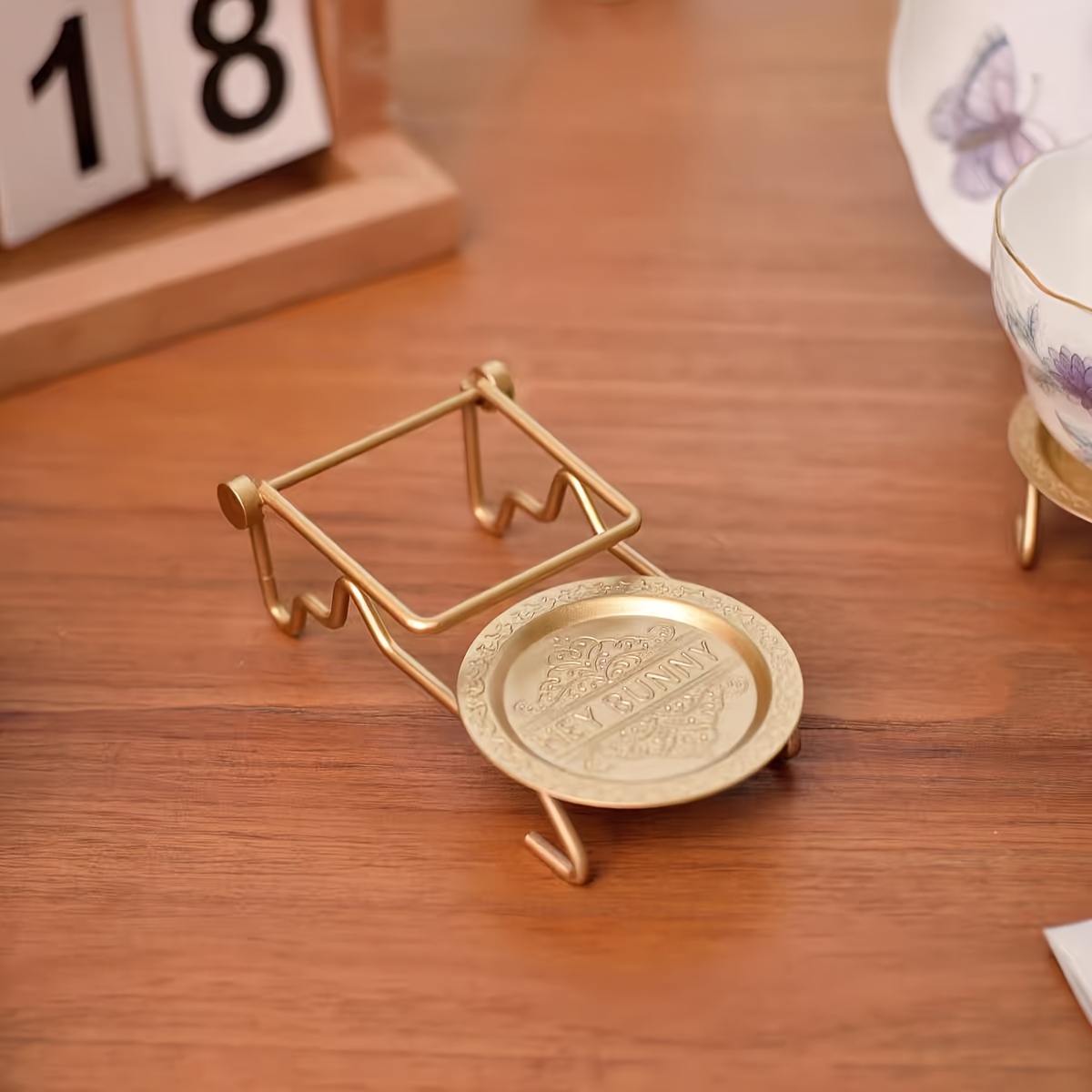 europeisk elegant kaffekopp och tallriksställ hopfällbar - Temu Sweden