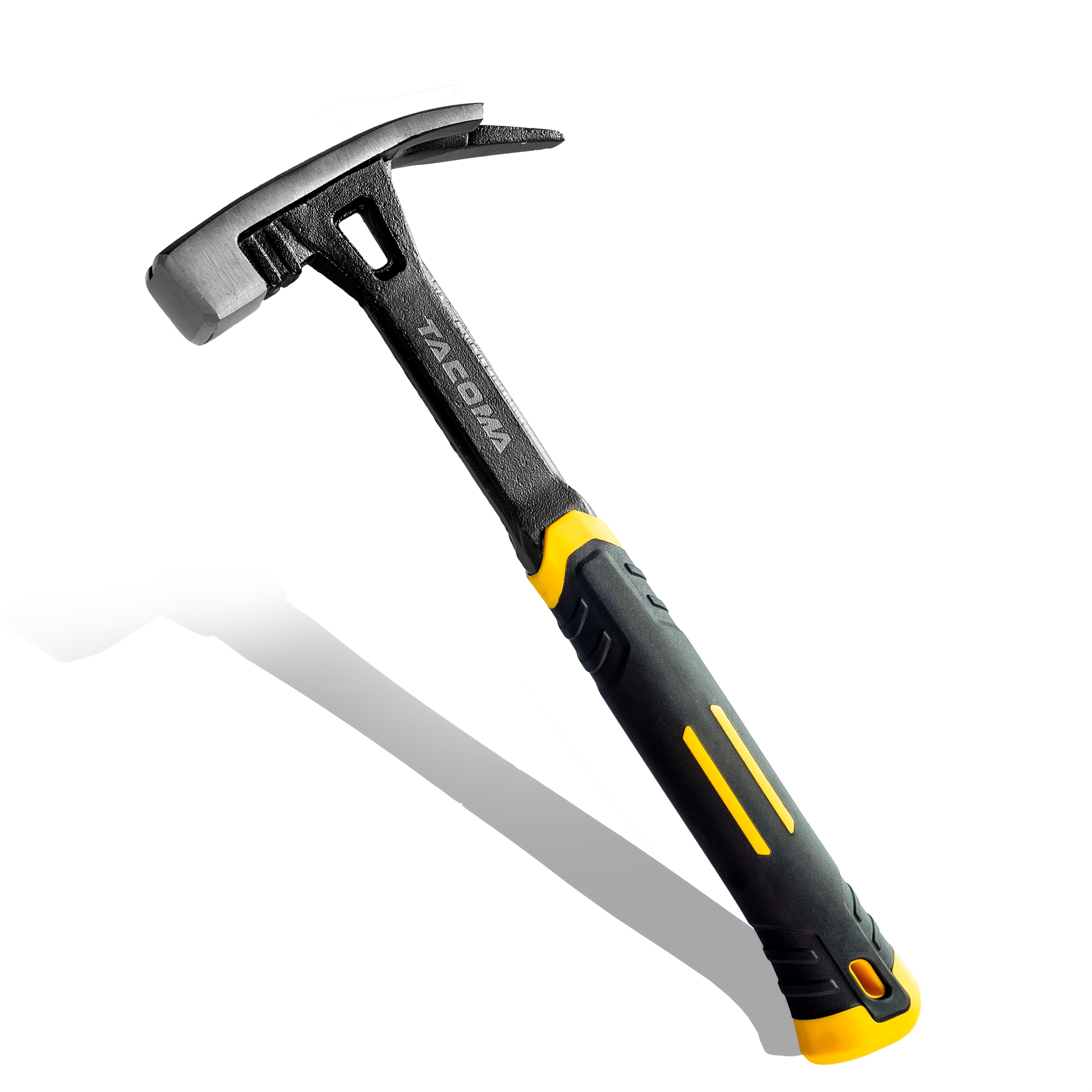 Image of 600g Magnetic Roof Hammer, With A 1pc High- Head And A High-strength Nylon Handle For Shock Absorption; Suitable For Light Work, Industrial Use And Home Renovation