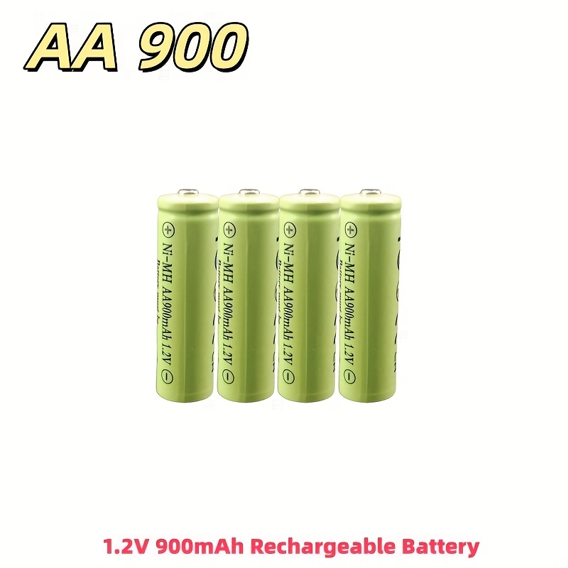 TEMU Ossian Brand 1.2v 900mah Aa Rechargeable Batteries, Ideal For Microphones, Mp3 Players, Shavers, And Home Appliances