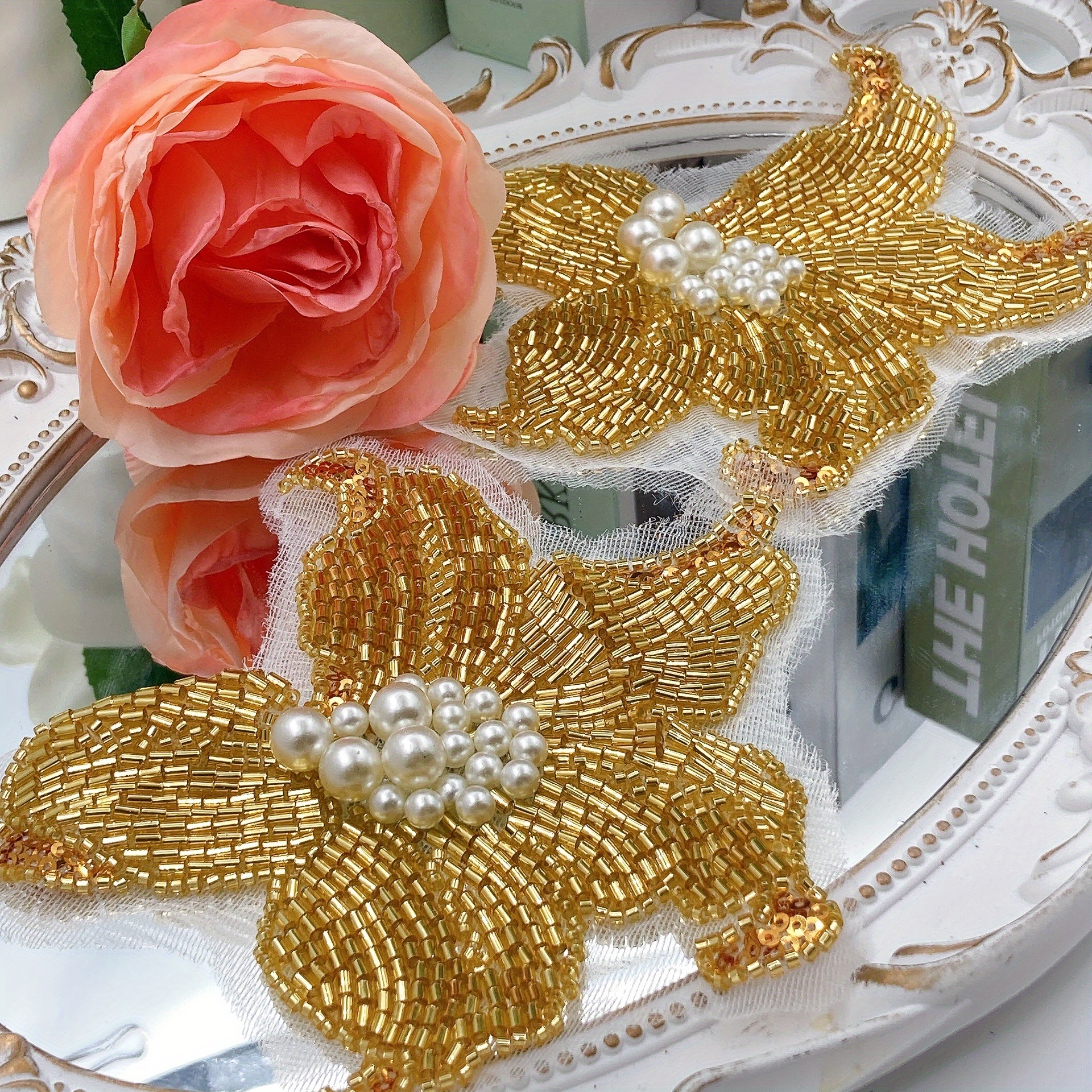 15cm Large Heavy-Duty Floral DIY Patch for Clothing