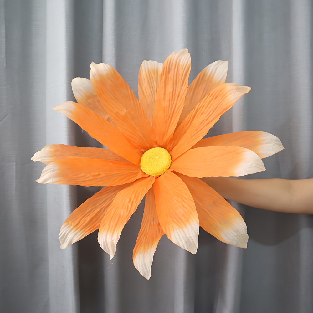 TEMU Fleur artificielle marguerite non tissée de 50 cm, décoration intérieure, , studio photo, accessoires de fête, ambiance de fête pour créer une