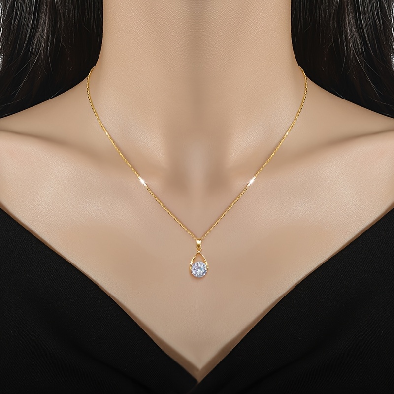 TEMU Un collar con colgante elegante, un accesorio y minimalista que se perfectamente , ideal como regalo