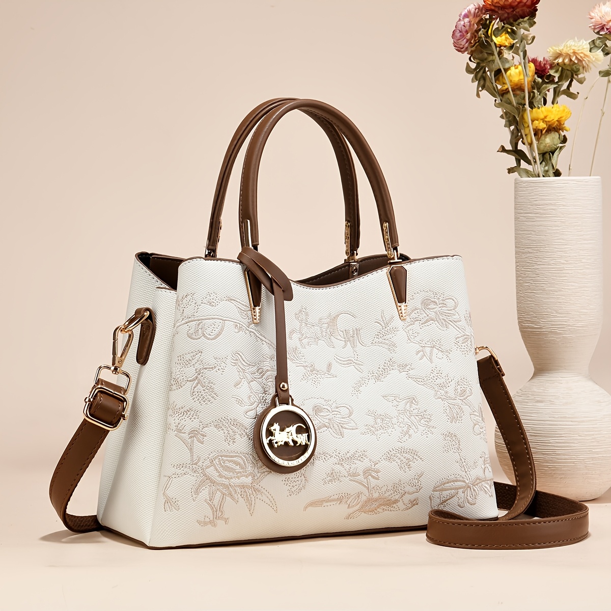 Borsa a spalla da donna, borsa a tracolla, borsa a mano di grande capacità,